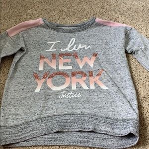 Justice sweatshirt